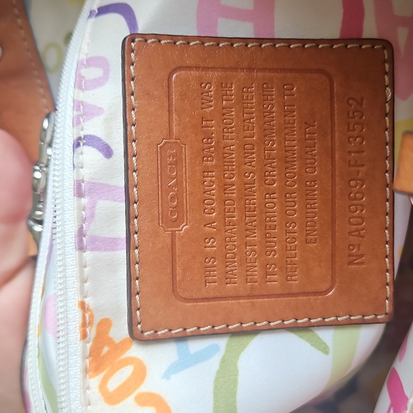 Coach• Hampton Pastel Reverseable Tote with British Tan Leather - Picture 13 of 13